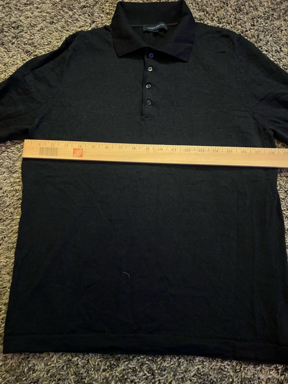 Patrick Assaraf Merino Wool Button Up - Picture 2 of 5